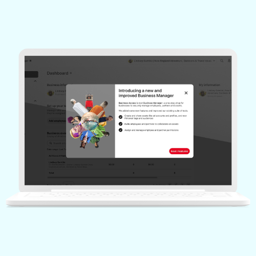 Pinterest introduces new collaboration tools for Business Manager.