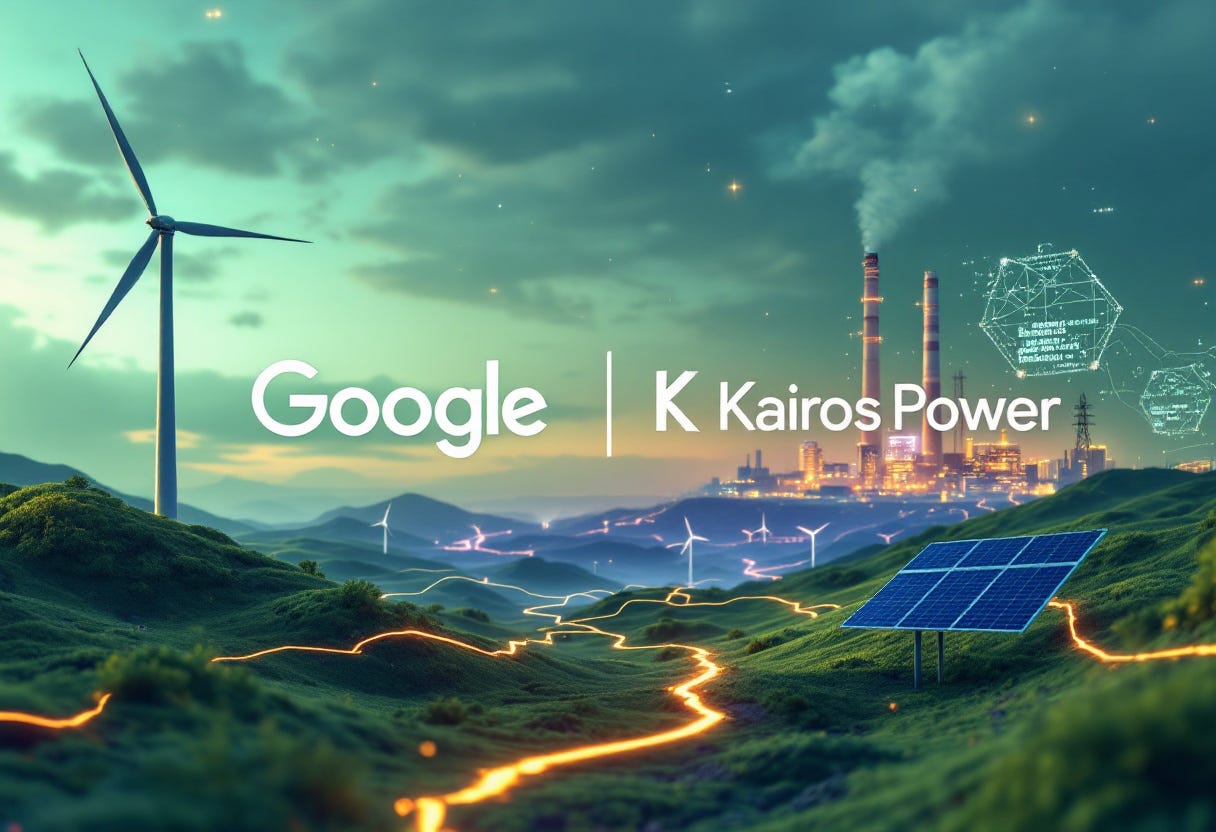 Google has signed a deal to utilize nuclear micro-reactors from Kairos to power its data centers, though the 2030 timeline may be overly ambitious.