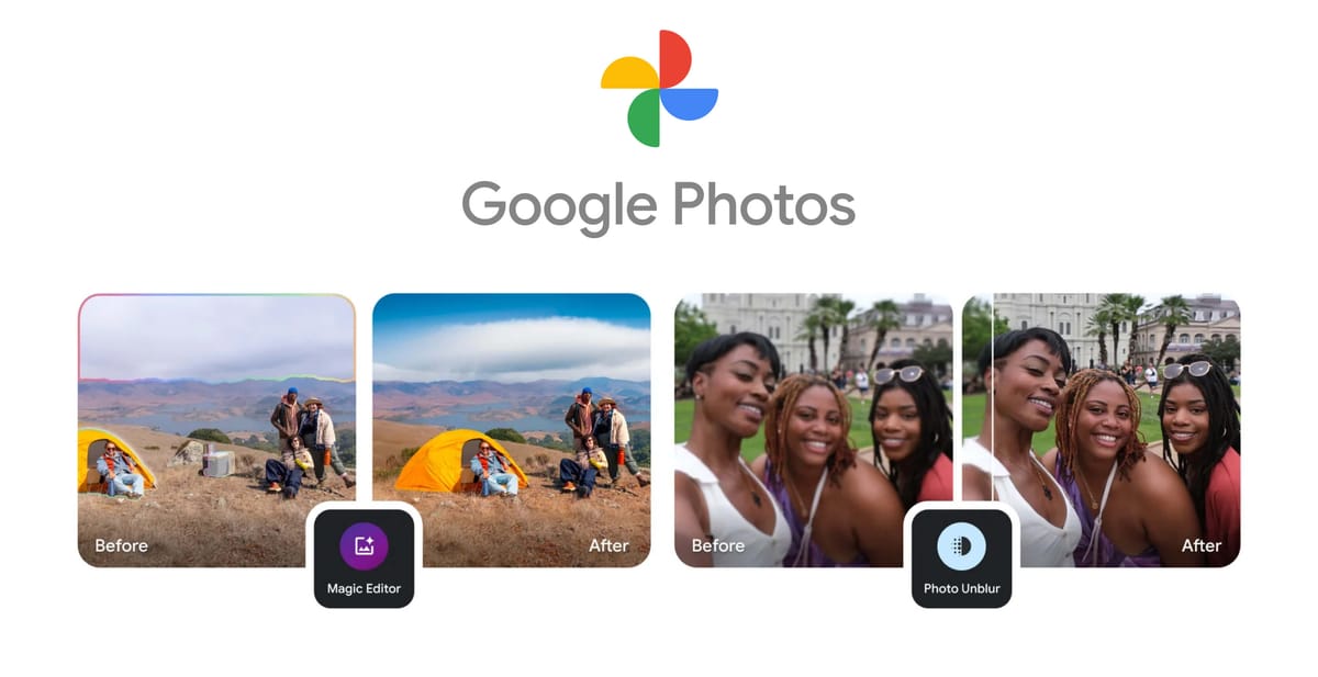 Google Introduces AI-Powered Editing Tools, Including Magic Editor, to All Google Photos Users at No Cost.