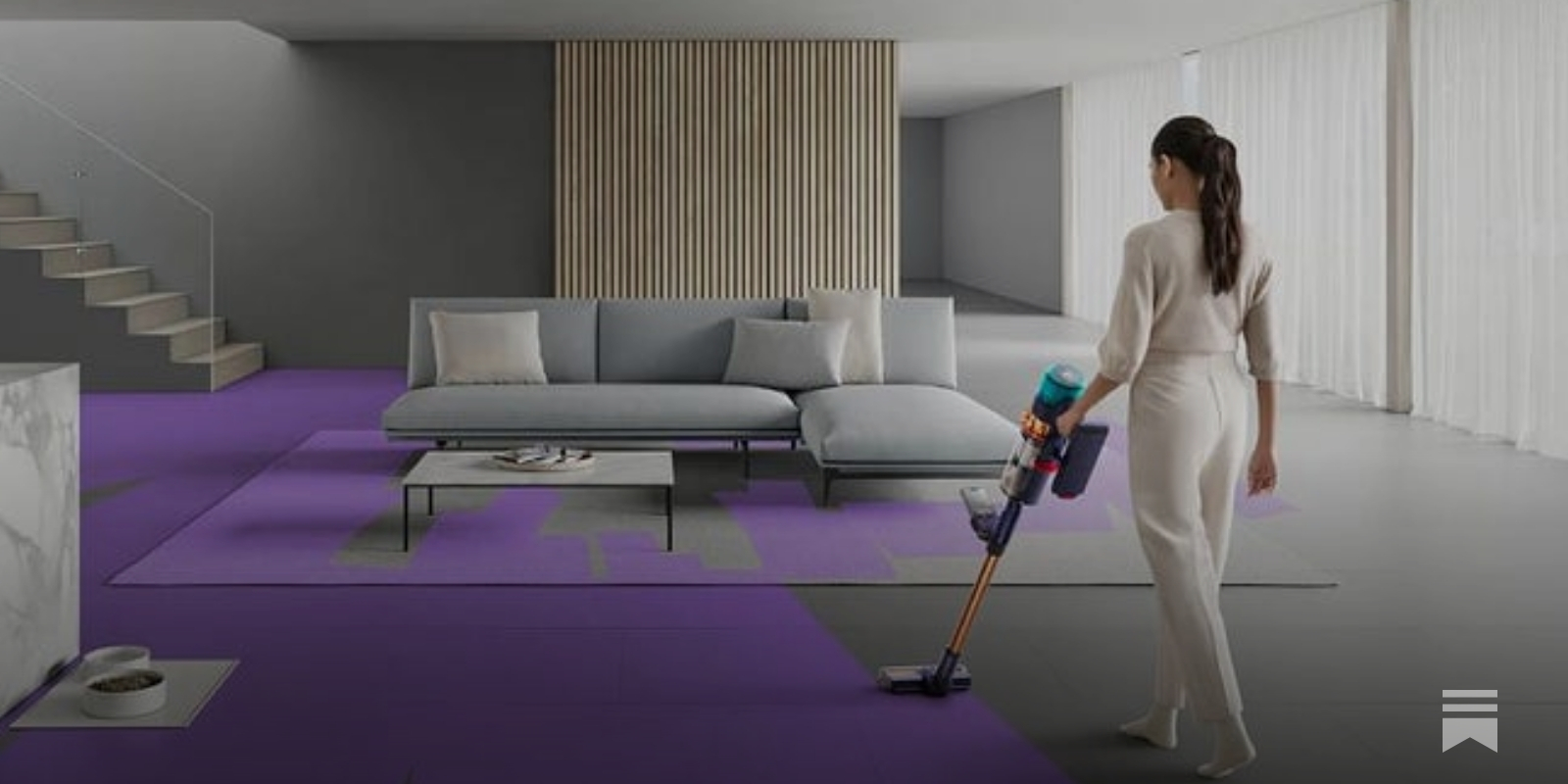 Dyson's New AR Feature Highlights Areas You've Vacuumed and Those You Haven't.