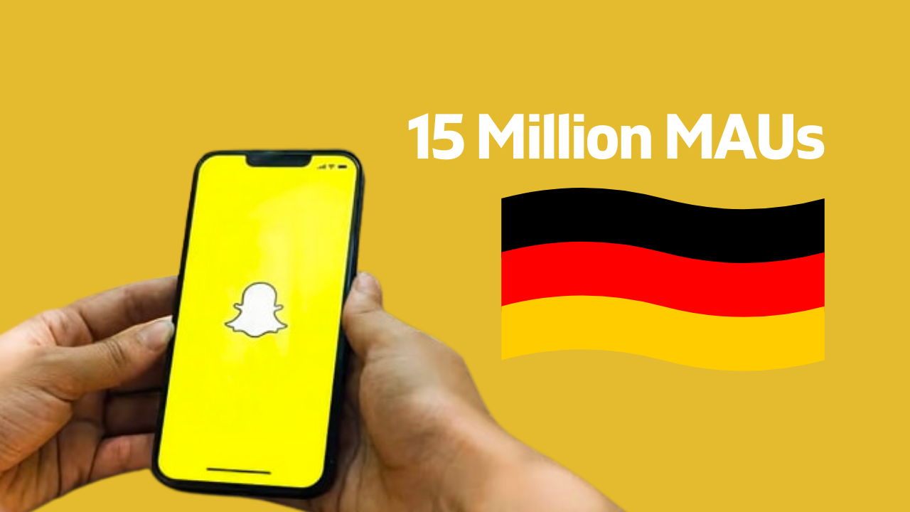 Snapchat hits 15 million monthly active users in Germany.