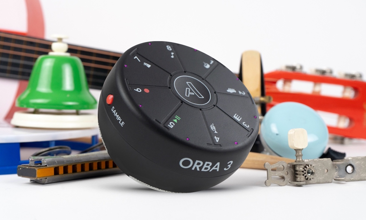 Artiphon's new Orba instrument is capable of sampling sounds in real time.