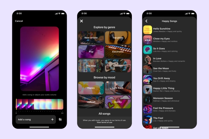 Pinterest Introduces a New Music Feature for Idea Pins, Featuring Tracks from Well-Known Artists.