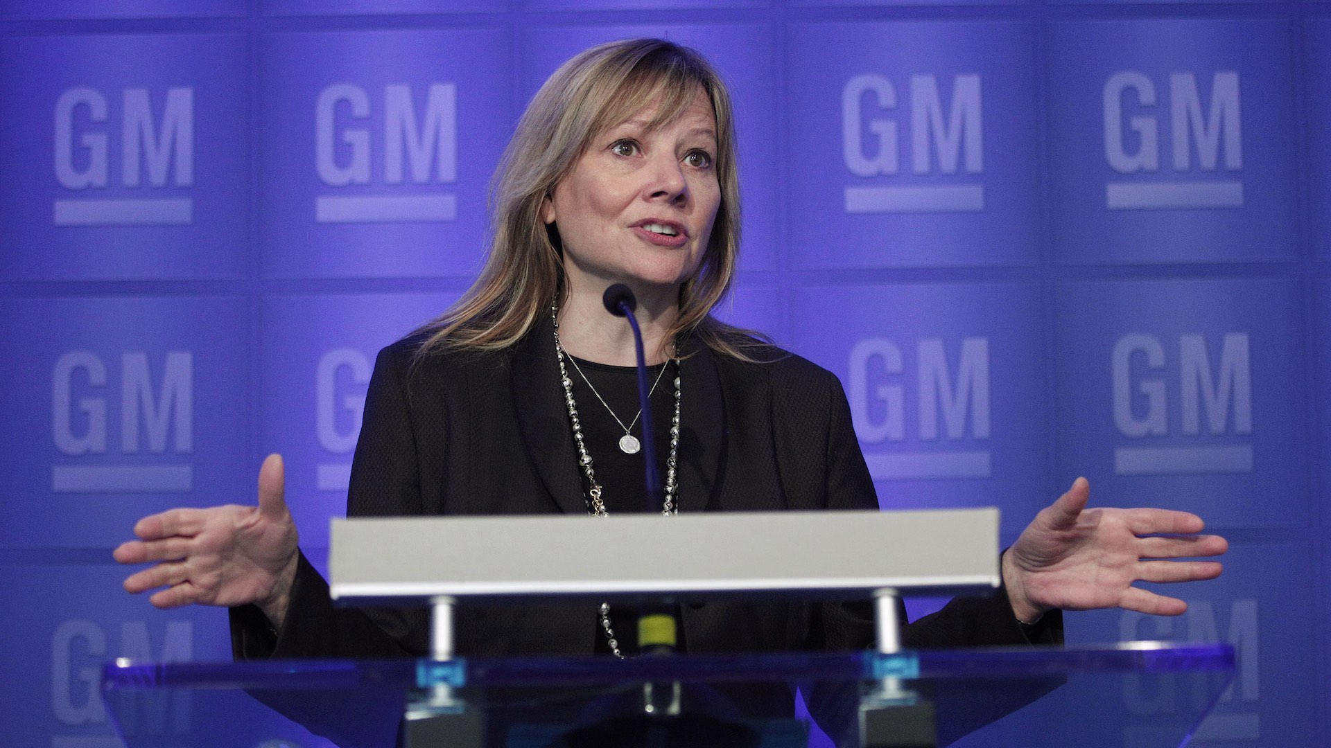 Mary Barra remains confident that GM will produce an autonomous vehicle without a steering wheel.