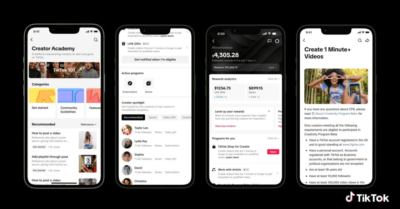 TikTok Updates Creator Rewards Program to Encourage Longer Video Uploads