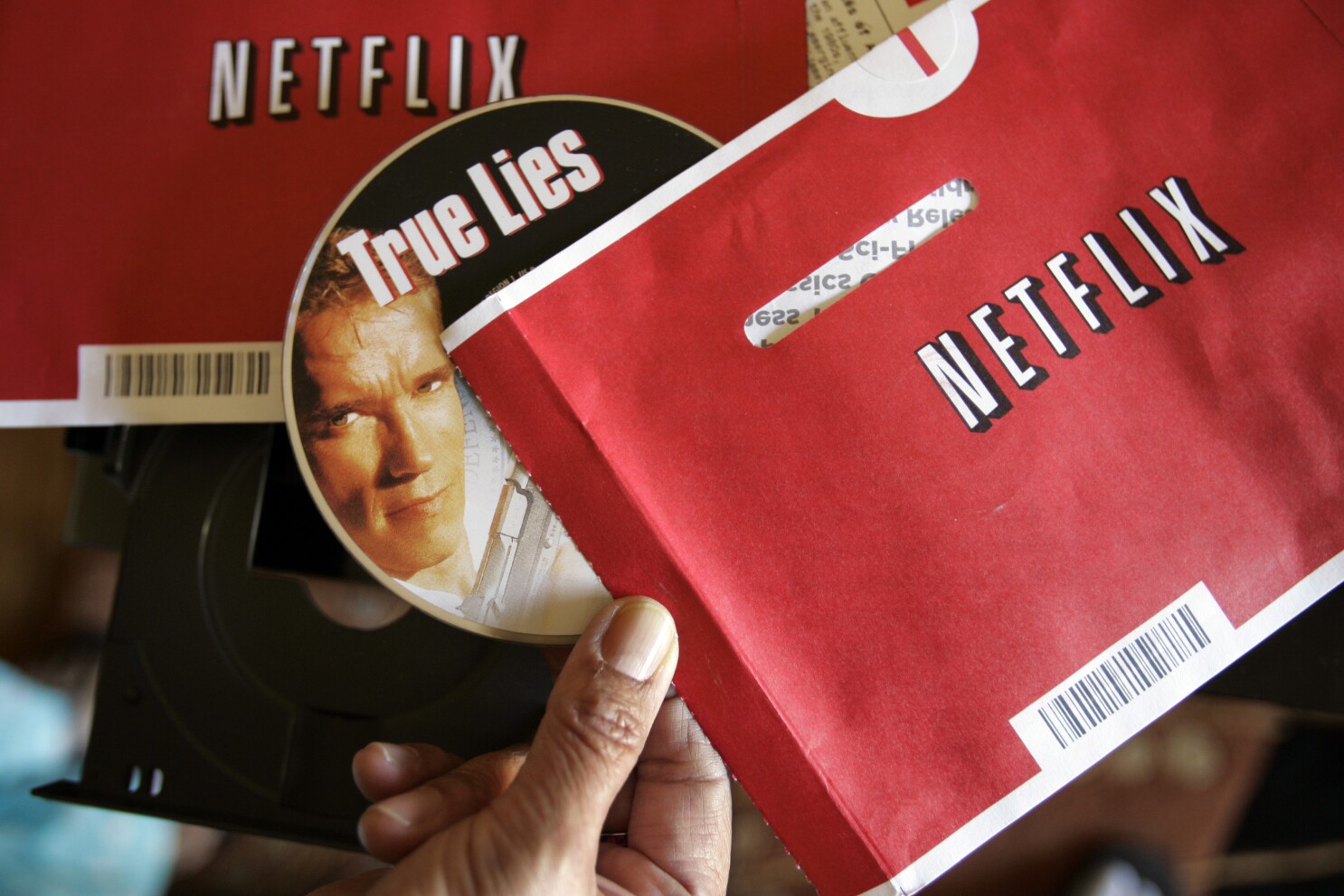 Netflix announced that its DVD-by-mail customers can keep their final shipment of discs.