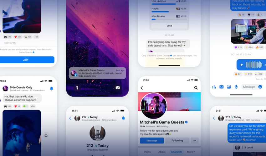 Meta Extends Broadcast Channels to Include Facebook and Messenger
