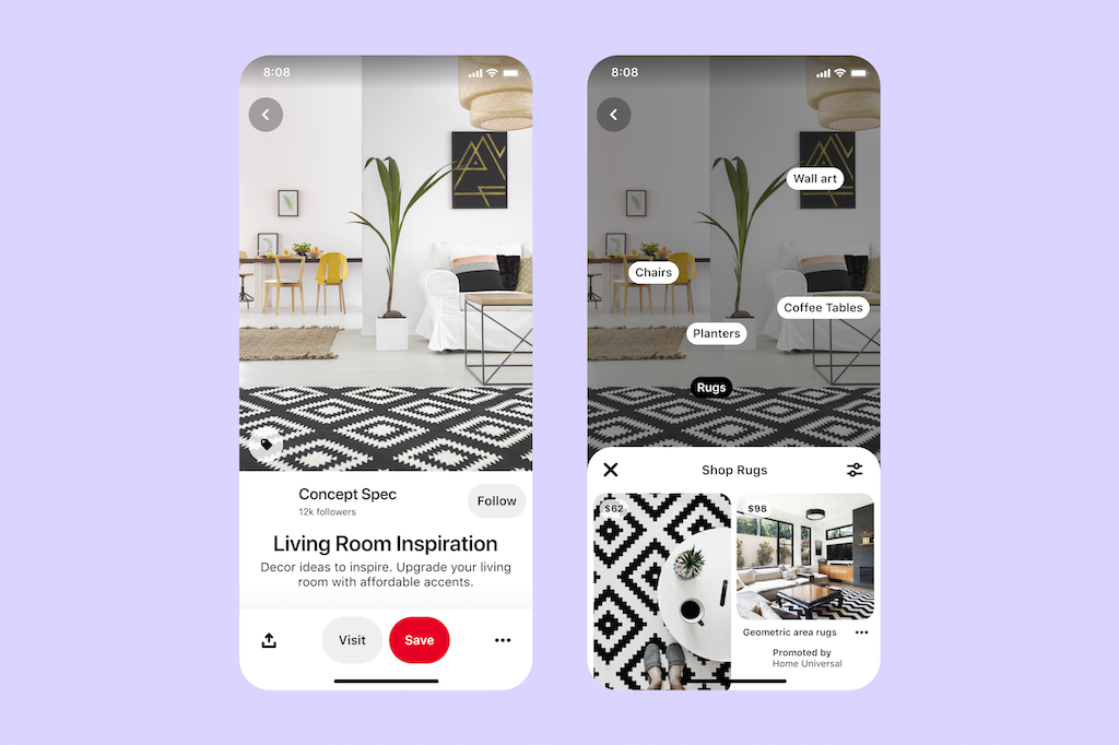 Pinterest Expands Shopping Features to More Regions and Introduces New Product Display Options.