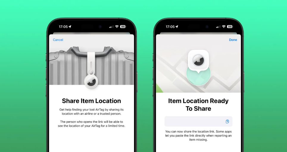 Apple may update its Find My app to allow users to share the locations of lost items with others.