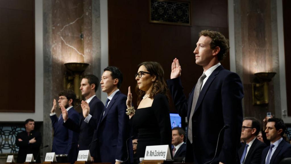 Social Media CEOs Are Grilled Over Child Protection Issues in US Senate Hearing