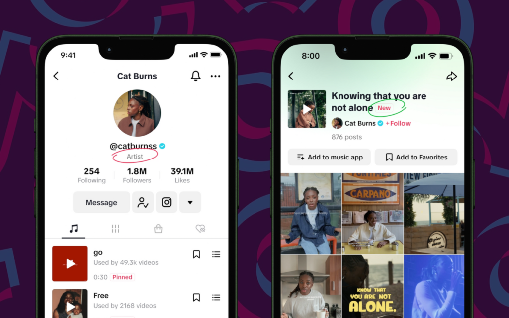 TikTok Introduces ‘Artist Accounts’ to Support and Promote Emerging Musicians