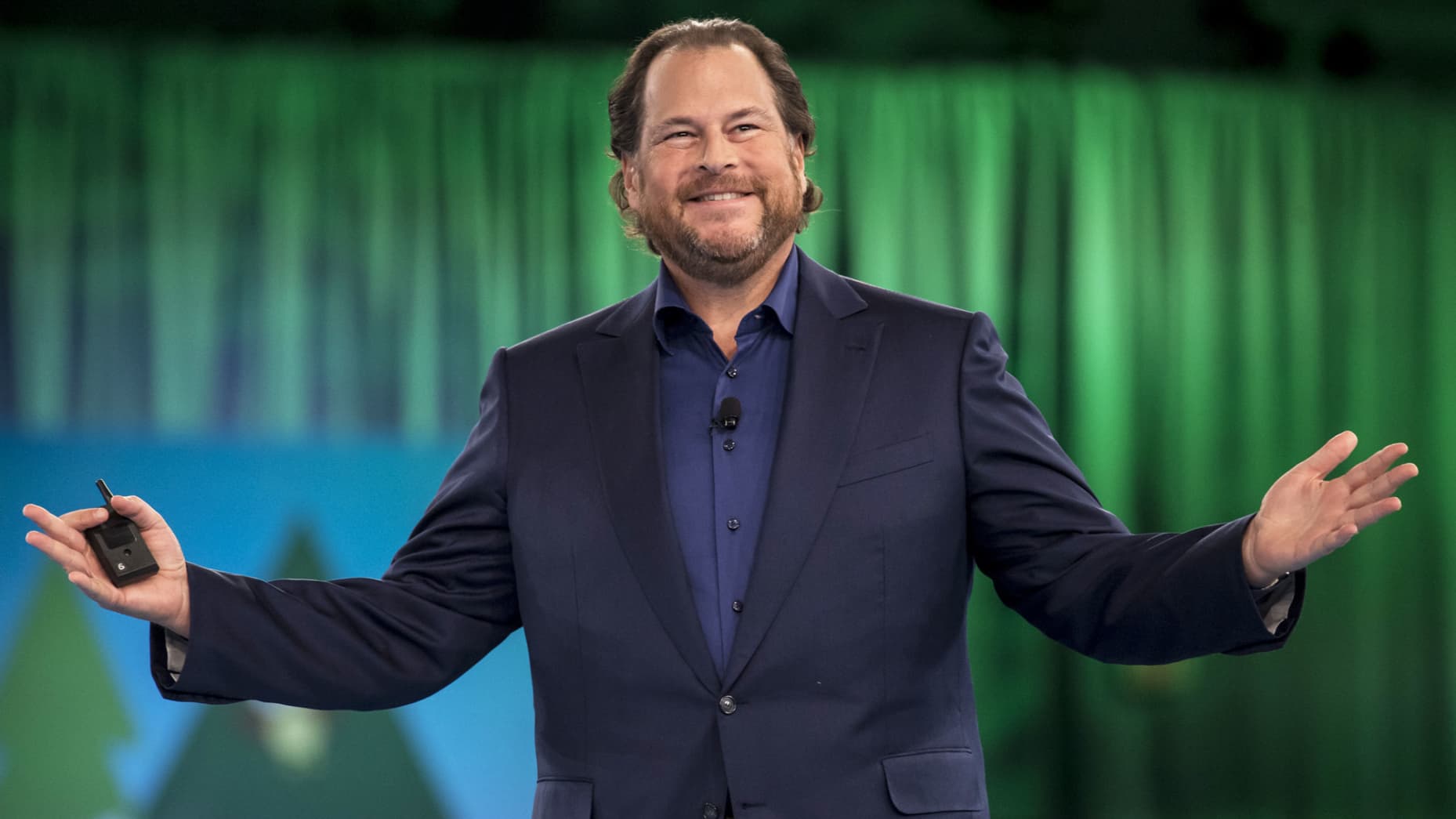 Marc Benioff Calls Claims That AI Will Harm Salesforce ‘Crazy Talk,’ Aims for a Billion AI Agents Within a Year