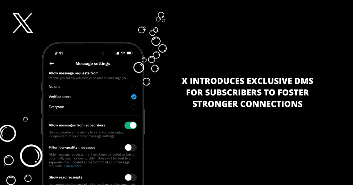 X introduces a subscriber-only DM feature to encourage deeper engagement with its paying audience.