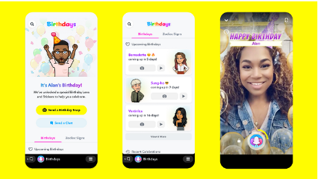 Snapchat Introduces New Birthday Reminder Feature to Boost User Engagement