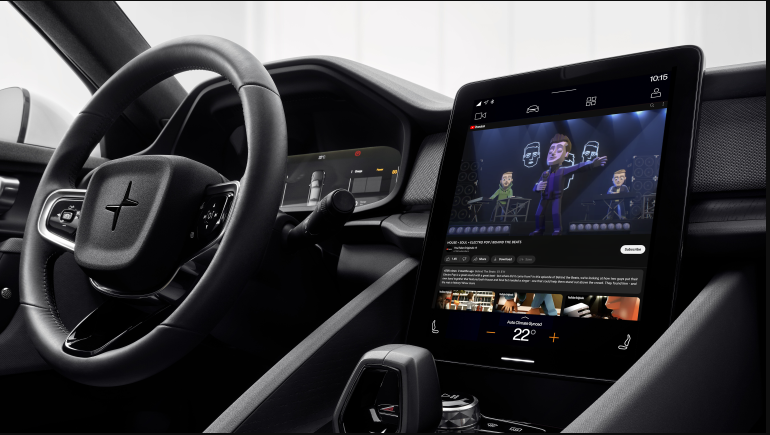 Google Expands YouTube Availability to More Cars, Starting with Polestar