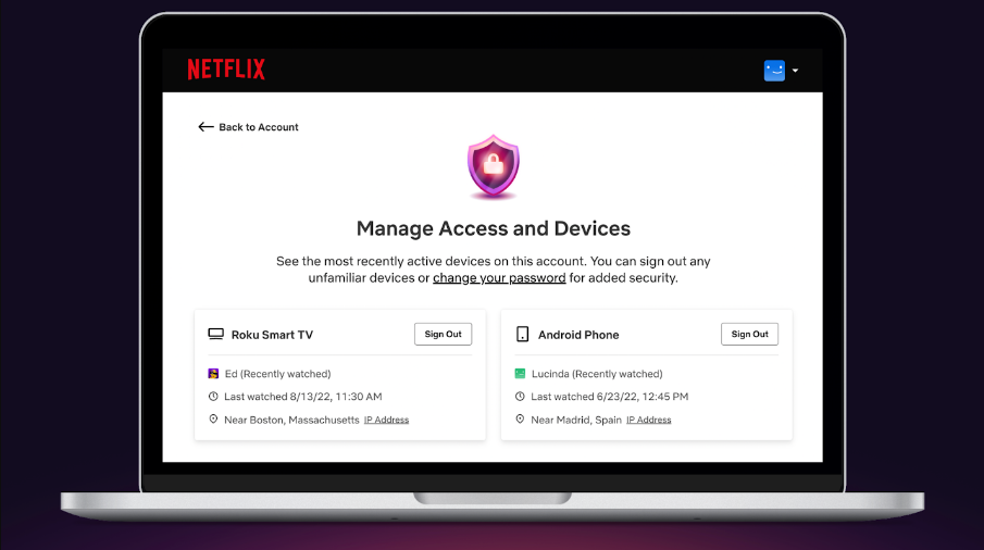 Netflix’s New Feature Allows Subscribers to Remove Devices from Their Accounts