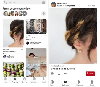 Pinterest has introduced an Instagram-like single Pin feed in its 'Following' tab.