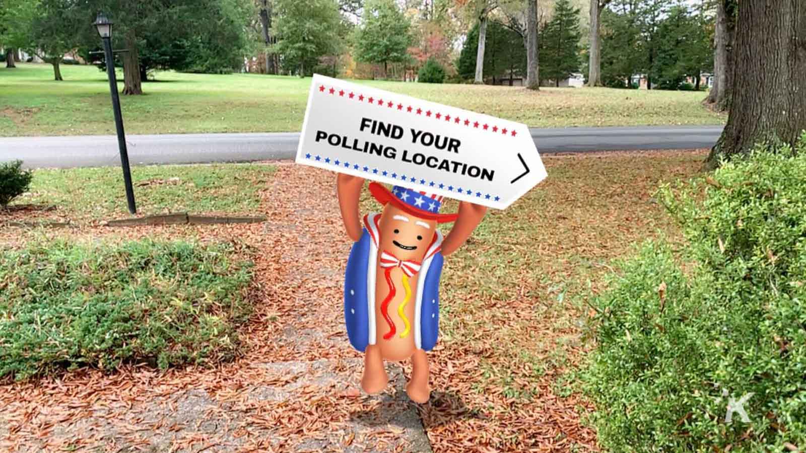 Snapchat's Dancing Hot Dog is making a return to encourage voter participation.